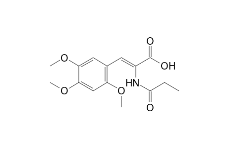alpha-Propionamido-2,4,5-trimethoxycinnamic acid