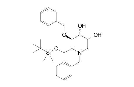 (3R,4R,5R,8S)-1-Benzyl-5-benzyloxy-6-(tert-butyldimethylsilyloxymethyl)piperidin-3,4-diol