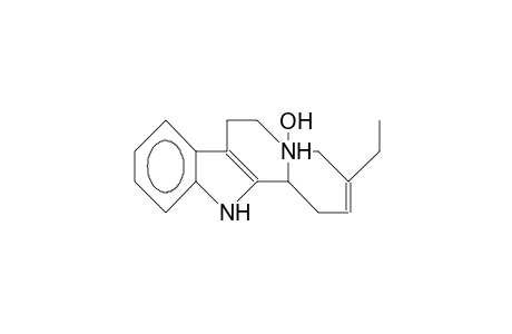 cis-3-Ethyl-2,3-didehydro-indolo(2,3-A)quinolizidine N-5-oxide