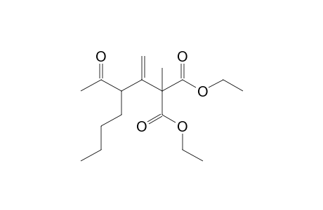 3-Butyl-4-(1',1'-bis(ethoxycarbonyl)ethyl)-4-penten-2-one