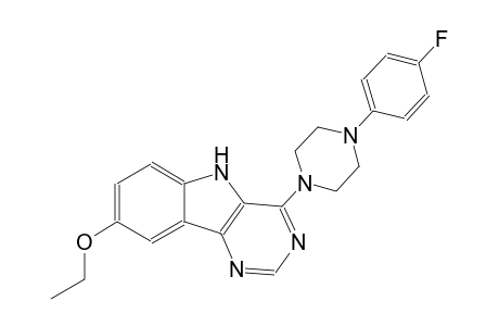 8-ethoxy-4-[4-(4-fluorophenyl)-1-piperazinyl]-5H-pyrimido[5,4-b]indole