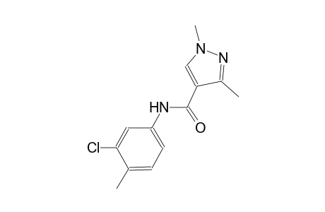 N-(3-chloro-4-methylphenyl)-1,3-dimethyl-1H-pyrazole-4-carboxamide