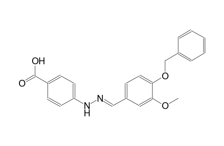 4-{(2E)-2-[4-(benzyloxy)-3-methoxybenzylidene]hydrazino}benzoic acid