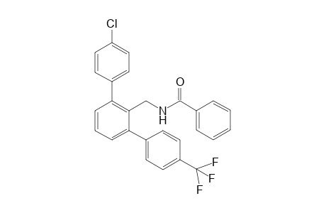 1-Benzoylamidomethyl-6-[4-(trifluoromethyl)phenyl]-2-(4-chlorophenyl)benzene