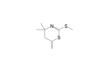 4,4-DIMETHYL-6-METHYLENE-2-METHYLTHIO-5,6-DIHYDRO-4H-1,3-THIAZINE