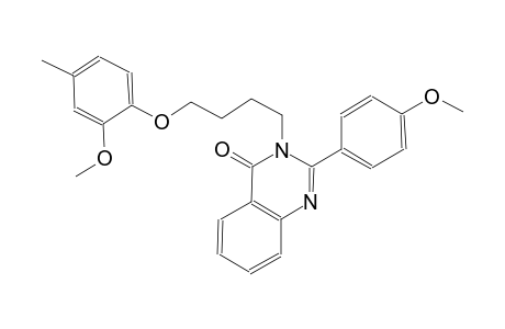 3-[4-(2-methoxy-4-methylphenoxy)butyl]-2-(4-methoxyphenyl)-4(3H)-quinazolinone