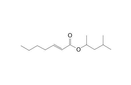 2-Heptenoic acid, 4-methyl-2-pentyl ester