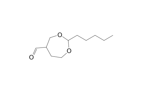 1,3-Dioxepane-5-carboxaldehyde, 2-pentyl-