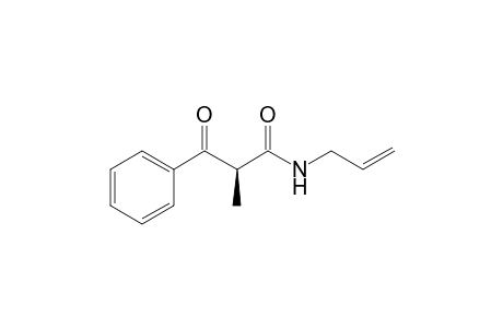 (S)-N-Allyl-2-methyl-3-oxo-3-phenyl-propionamide