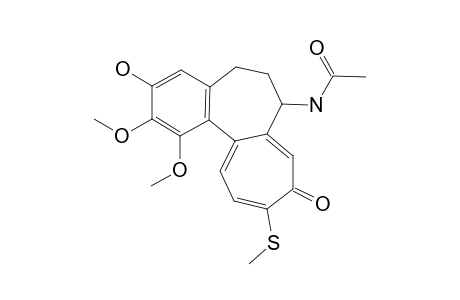 D3;N-[1,2-DIMETHOXY-3-HYDROXY-10-METHYLSULPHANYL-9-OXO-5,6,7,9-TETRAHYDRO-BENZO-[A]-HEPTALEN-7-YL]-ACETAMIDE;3-O-DEMETHYLTHIOCOLCHICINE