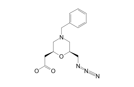 3,7-ANHYDRO-5-AZA-8-AZIDO-5-BENZYL-2,4,5,6,8-PENTADEOXY-D-GLYCERO-D-ALLO-OCTONIC-ACID