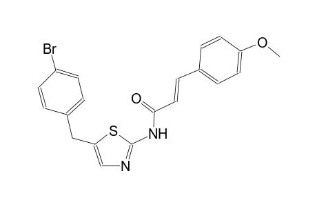 2-propenamide, N-[5-[(4-bromophenyl)methyl]-2-thiazolyl]-3-(4-methoxyphenyl)-, (2E)-