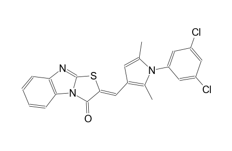 (2Z)-2-{[1-(3,5-dichlorophenyl)-2,5-dimethyl-1H-pyrrol-3-yl]methylene}[1,3]thiazolo[3,2-a]benzimidazol-3(2H)-one