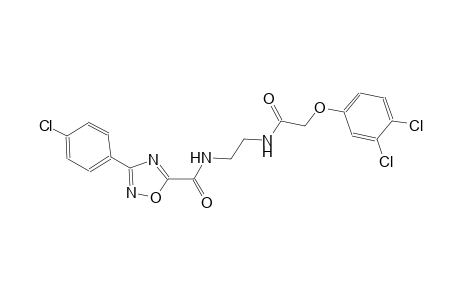 1,2,4-oxadiazole-5-carboxamide, 3-(4-chlorophenyl)-N-[2-[[2-(3,4-dichlorophenoxy)acetyl]amino]ethyl]-