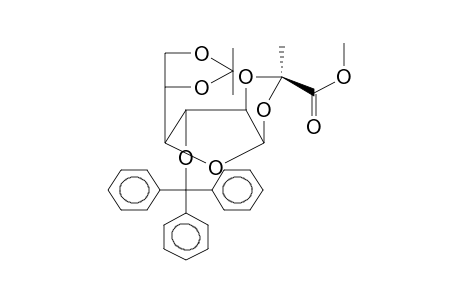 5,6-O-ISOPROPYLIDENE-3-O-TRITYL-1,2-O-[1-(EXO-METHOXYCARBONYL)ETHYLIDENE]-ALPHA-D-GALACTOFURANOSE