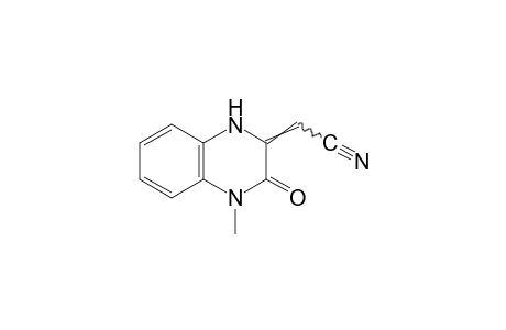 3,4-dihydro-4-methyl-3-oxo-delta2(1H), alpha-quinoxalineacetonitrile