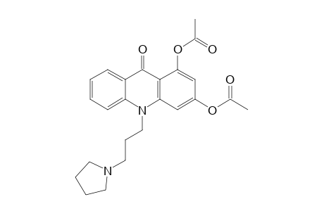 9-OXO-10-(3-PYRROLIDIN-1-YL-PROPYL)-9,10-DIHYDRO-ACRIDINE-1,3-DIYL-DIACETATE