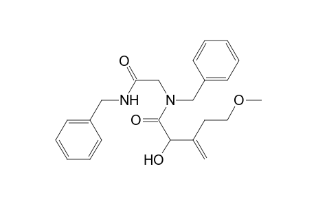 N-Benzyl-N-(2-benzylamino-2-oxoethyl)-2-hydroxy-3-(2-methoxyethyl)-3-butenamide