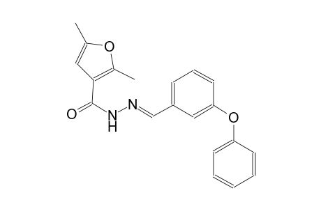 2,5-dimethyl-N'-[(E)-(3-phenoxyphenyl)methylidene]-3-furohydrazide
