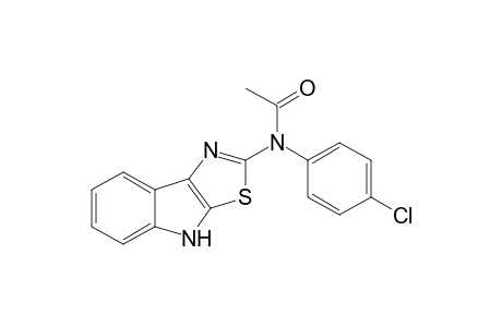 Acetamide, N-(4-chlorophenyl)-N-(thiazolo[5,4-b]indol-2-yl)-