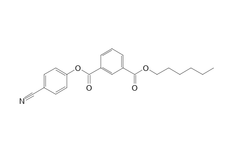 Isophthalic acid, 4-cyanophenyl hexyl ester