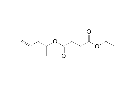 Succinic acid, ethyl pent-4-en-2-yl ester