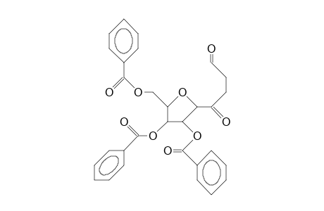 4-Oxo-4-(2',3',5'-tri-O-benzoyl-A-D-ribofuranosyl)-butanal