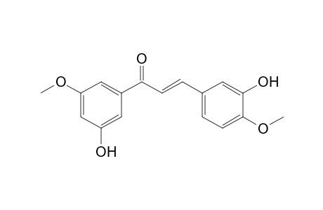 (2E)-3-(3-hydroxy-4-methoxyphenyl)-1-(3-hydroxy-5-methoxyphenyl)prop-2-en-1-one