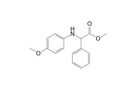 2-(4-Methoxyanilino)-2-phenylacetic acid methyl ester