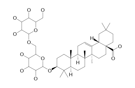 6-ALPHA-GALACTOPYRANOSYL-ALPHA-D-GLUCOPYRANOSYL-3-O-OLEANOLIC-ACID