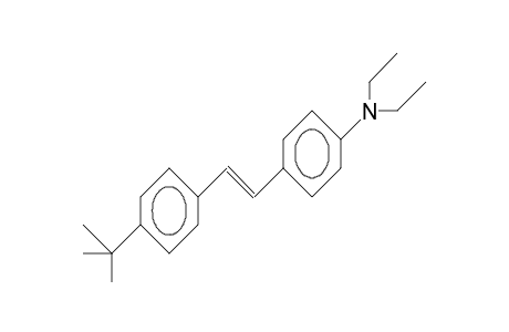 Benzenamine, 4-[2-[4-(1,1-dimethylethyl)phenyl]ethenyl]-N,N-diethyl-