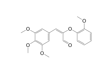(E)-2-(2-Methoxyphenoxy)-3-(3,4,5-trimethoxyphenyl)acrylaldehyde