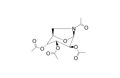 6-ACETAMIDO-2,3,4-TRI-O-ACETYL-1,6-ANHYDRO-6-DEOXY-BETA-D-MANNOPYRANOSE;MAJOR-ROTAMER