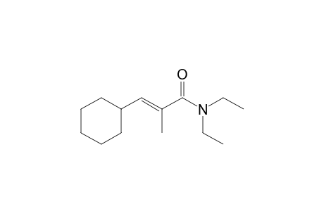 (E)-3-cyclohexyl-N,N-diethyl-2-methyl-2-propenamide