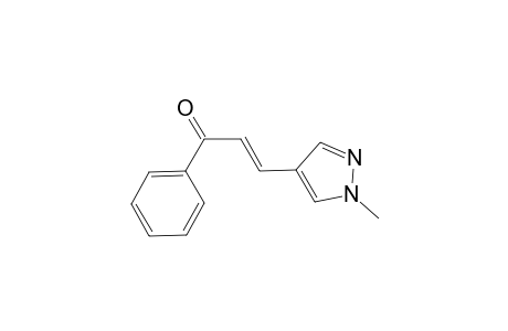 (E)-3-(1-methyl-4-pyrazolyl)-1-phenyl-2-propen-1-one