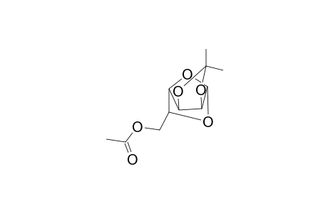 .alpha.-DL-Talofuranose, 1,5-anhydro-2,3-O-(1-methylethylidene)-, acetate