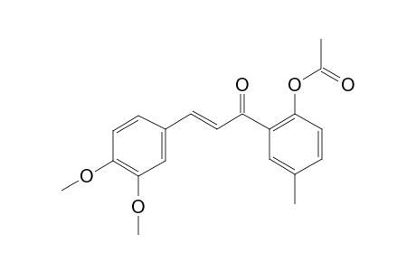 3,4-Dimethoxy-2'-(acetyl)oxy-5'-methylchalcone