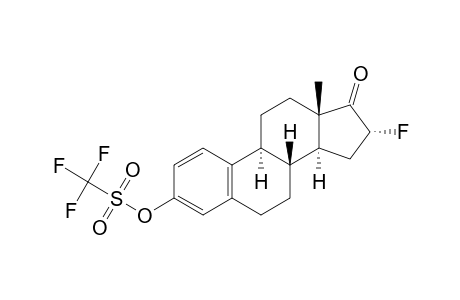 16.alpha.-Fluoro-3-[[(trifluoromethyl)sulonyl]oxy]estra-1,3,5(10)-trien-17-one