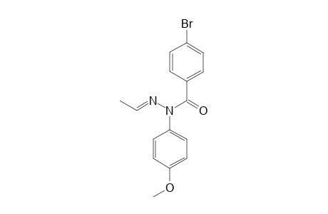 ACETALDEHYDE-N1-(4-BROMOBENZOYL)-N1-(4-METHOXYPHENYL)-HYDRAZONE