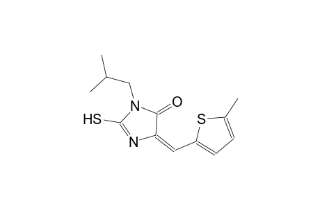 (5E)-3-isobutyl-5-[(5-methyl-2-thienyl)methylene]-2-sulfanyl-3,5-dihydro-4H-imidazol-4-one
