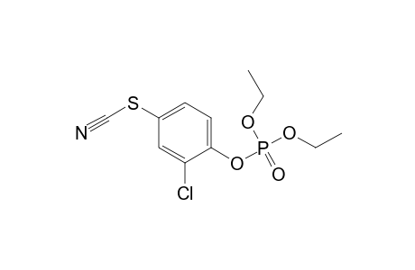 2-Chloro-4-thiocyanato-phenyl,diethyl-ester of phosphoric acid