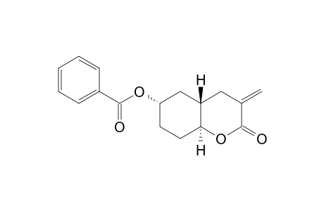 (1S,6S,8S)-8-Benzoyloxy-4-methylen-2-oxabicyclo[4.4.0]decan-3-one