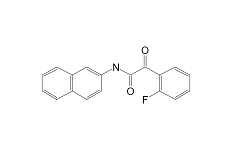 2-(2-Fluorophenyl)-N-(naphthalen-2-yl)-2-oxoacetamide