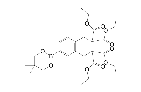 5,5-Dimethyl-2-[2,2,3,3-(tetraethoxycarbonyl)-1,2,3,4-tetrahydronaphth-6-yl]-1,3,2-dioxaborinane