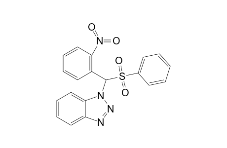 1-[2-Nitrophenyl(phenylsulphonyl)methyl]benzotriazole