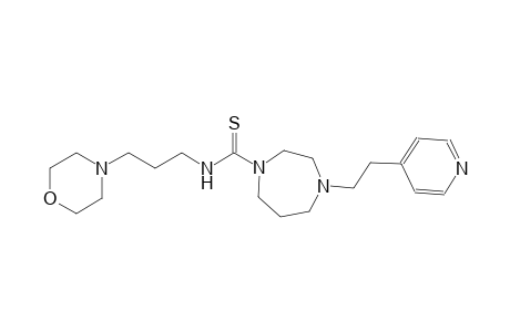 1H-1,4-diazepine-1-carbothioamide, hexahydro-N-[3-(4-morpholinyl)propyl]-4-[2-(4-pyridinyl)ethyl]-