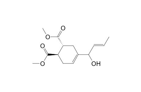 trans-1,2-di(methoxycarbonyl)-4-(1-hydroxy-2-butenyl)-4-cyclohexene