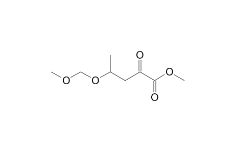 2-keto-4-(methoxymethoxy)valeric acid methyl ester