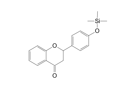 Flavanone <4'-hydroxy->, mono-TMS