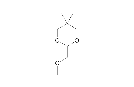 5,5-DIMETHYL-2-(METHOXYMETHYL)-m-DIOXANE